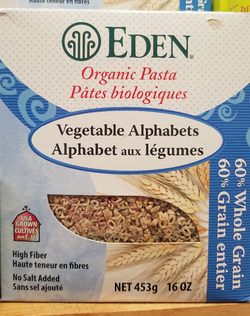 Kids Pasta - Alphabet Vegetable (Eden)